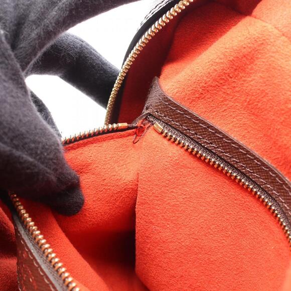 LOUIS VUITTON Brown Damier Leather Bag - Picture 6 of 7